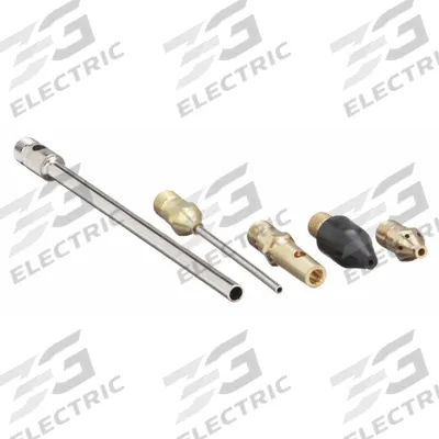 BRECO Air Gun Nozzle Set: For G0683995/G1413431/G2934364/G2995921, Brass/Stainless Steel - Breco Air Gun Nozzles