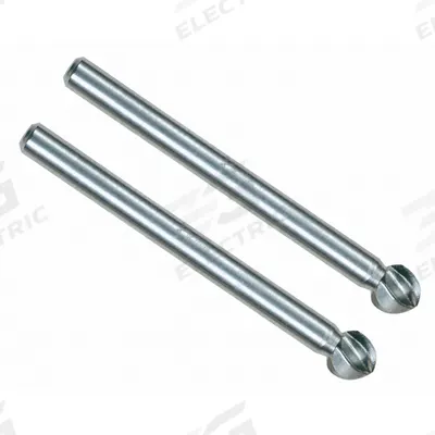 DREMEL Carving Bit: High Grade Steel, Pear, 3/16 in Head Wd, 3/16 in Head Lg, 1/8 in Shank Dia - Carving & Engraving Bits for Rotary Tools