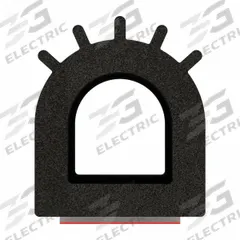 FAIRCHILD Seal: D-Shaped, Self-Adhesive Mounting, Std, EPDM, 50 ft Overall Lg, 7/8 in Overall Wd (MPN RS1019-50). Key specifications — Color: Black; Mounting Style: Self-Adhesive; Seal Shape: D-Shaped; Brand: FAIRCHILD; Material: EPDM; Adhesive Bond: Standard.