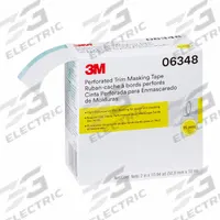 3M ABRASIVES Masking Tape: Perforated Trim, Blue, 2 in Roll Wd, 10 15/16 yd Overall Roll Lg, Rubber (MPN 7100145502). Key specifications — Series: Perforated Trim; Brand: 3M ABRASIVES; Backing Material: Flatback Paper; For Location: Indoor; For Surface Type: Metal; Manufacturer Part Number: 7100145502.