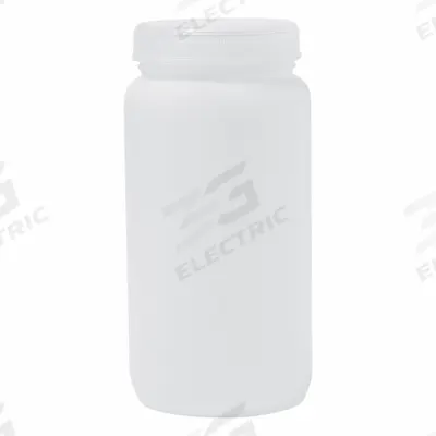APPROVED VENDOR Reagent Bottle: HDPE, 2 L, 68 fl oz, Closure Included, Colorless - HDPE Wide Mouth Round Lab Bottles