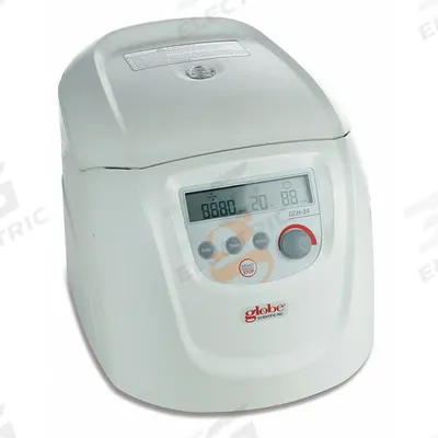 GLOBE SCIENTIFIC Centrifuge with Rotor: GCH-24, Micro, 24 x 1.5 to 2 mL, Programmable - Micro-Centrifuges