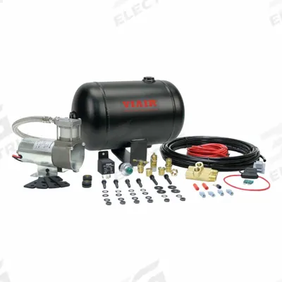 VIAIR CORPORATION Portable Air Compressor: Oil Free, 1 gal, Horizontal, 0.21 hp - Portable Electric Air Compressor Combo Kits