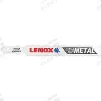 LENOX Jigsaw Blade: 32, 3 5/8 in Blade Lg, Bi-Metal, Bi-Metal, T Shank, Ferrous Metals/Steel, 5 PK (MPN 1991578). Key specifications — attr1097716: Thin Metal; attr1097715: Bi-Metal; attr1097719: 32; attr1097721: Bi-Metal; attr1097728: LENOX.