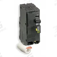 SQUARE D Miniature Circuit Breaker: 40 A, 120/240V AC, Single Phase, 10kA at 120/240V AC, 2 Poles (MPN QOB240EPD). Key specifications — Phase: Single; Amps: 40 A; AC Voltage Rating: 120/240V AC; Max. AIR Rating: 10kA at 120/240V AC; For Use With: QO Load Centers and NQ Panelboards; Brand: SQUARE D.