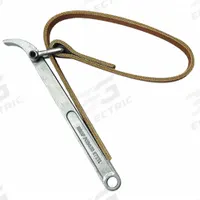 WESTWARD Strap Wrench: For 6 3/10 in Outside Dia, 9 in Handle Lg, 3/4 in Strap Wd, Rubber (MPN 23M601). Key specifications — attr309961: Rubber; attr309982: Alloy Steel; attr324946: WESTWARD.