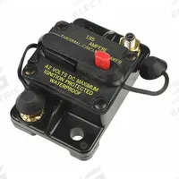 Automotive Circuit Breaker: CB185, 48V DC, 3 kA at 48V DC, Stud (MPN CB185-50). Key specifications — Series: CB185; Voltage: 48V DC; Interrupt Rating: 3 kA at 48V DC; Terminal Connection: Stud; Circuit Breaker Type: Hi-Amp Circuit Breaker; Brand: BUSSMANN.