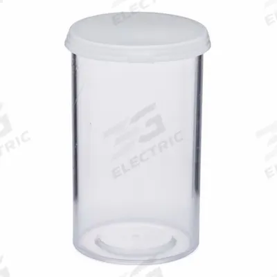 APPROVED VENDOR Vial with Cap: Sample, Polystyrene, 73.93 mL, 46.04 mm Body Dia, Non-Sterile - Plastic Lab Vials