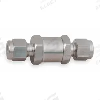 PARKER Instrumentation Check Valve: For Fluids/Gas Media, Poppet, Inline Valve Body, Compression (MPN 4A-C4L-10-SS). Key specifications — Brand: PARKER.