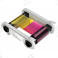 ID Card Printer Ribbon: Full Color, 200 Prints per Roll, 3 in Overall Ht, 4 in Overall Wd (MPN R6F003AAA). Key specifications — Compatible Product Type: ID Card Printers; Color Capability: Full Color; Compatible Manufacturer Part Number: PM1H0000RS; Product Type: ID Card Printer Ribbon.