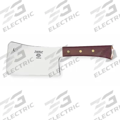 DEXTER RUSSELL Cleaver: Honed, 11 in Overall Lg, Steel Blade, Hardwood Handle - Cleavers