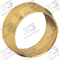 PARKER Compression Fitting Sleeve: 5/16 in OD Fitting Size, Compression, Brass, 10 PK (MPN 60PB-5). Key specifications — attr1195695: PARKER.