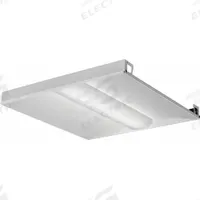 LITHONIA LIGHTING Recessed Troffer: 2 ft Lg, 2 ft Wd, 3,332 lm, 3500K, 26.6 W, 120 to 277V AC (MPN 2BLT2 33L ADP LP835). Key specifications — attr1261884: 120 to 277V AC; attr1261878: LITHONIA LIGHTING; attr1261883: (3) Lamp T8; attr1261870: 3500K; attr1261880: Yes.