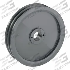 APPROVED VENDOR V-Belt Pulley: 2AK94, 2 Groove, 9.25 in OD, Bushed Bore, H/QT, Cast Iron (MPN 2AK94H). Key specifications — attr1318293: 2AK94; attr1318301: 8.66 in (3L); attr1318291: 4L, A, or AX.
