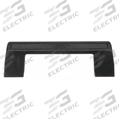 APPROVED VENDOR Pull Handle: Threaded Holes, Plastic, Black - Load-Rated Bridge Handles