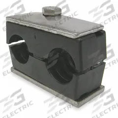 BEHRINGER PIPE SYSTEMS Vibration-Dampening Beta Clamp: 304 Stainless Steel Clamp, For 2 Lines (MPN TWT2062-PP)