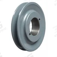 APPROVED VENDOR V-Belt Pulley: BK65, 1 Groove, 6.25 in OD, Bushed Bore, H/QT, Cast Iron. Key specifications — Pulley Industry Number: BK65; Pitch Diameter: 5.9 in (5L, B); For Belt Section (broad, with similar types): 4L, A, or AX.