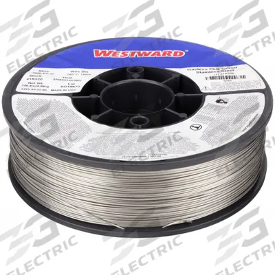 WESTWARD Flux-Cored Welding Wire: Stainless Steel, E308LFC-O, 0.045 in - E308 Flux-Cored Welding Wire