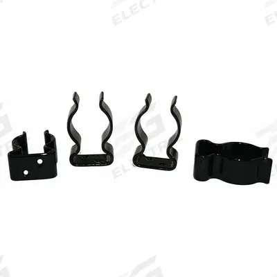 ZICO Standard Spring Clip: 9/64 in Peg Hole, 1 1/8 in x 1 1/8 in x 5/8 in, Screw-In - Spring Clips for Round-Hole Pegboard
