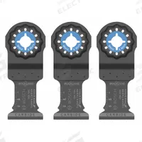 BOSCH Oscillating Tool Blade: 1 1/4 in Blade Wd, 4 in Overall Lg, Plunge Cutting, Carbide, 3 PK (MPN OSL114C-3). Key specifications — attr1097473: Wood; attr1097476: BOSCH; attr1097456: Plunge Cutting.