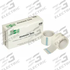 FIRST AID ONLY First Aid Tape: White, 5 yd Roll Lg, 1 in Tape Wd, Refill, 2 PK (MPN 8-002). Key specifications — Unitized: Bulk; Brand: FIRST AID ONLY; Manufacturer Part Number: 8-002; Elasticity: Non-Elastic; Sterility: Non-Sterile; Adhesiveness: Adhesive; Latex Content: Latex Free; Standards: ANSI/ISEA Z308.1-2009.