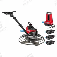 MILWAUKEE Trowel Kit: 36 in Ring Dia, 14 in Lg, 8 in Wd, Electric, Aluminum/Plastic/Rubber/Steel (MPN MXF336-3HD). Key specifications — Brand: MILWAUKEE; Includes: (3) Batteries; Engine: Electric; Blade Material: Plastic.