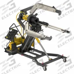 ENERPAC Hydraulic Puller Set: 100 ton Capacity with Attachments, 100 ton Cylinder Nominal Capacity (MPN LGH3100B). Key specifications — attr1281901: Double Acting; attr1281912: 115V AC; attr1281915: LGH; attr98874: ENERPAC; attr96739: Standard Built in Pressure Gauge; attr1281911: Hydraulic Lock-Grip Puller Set; attr1177737: Electric Pump with Cart.