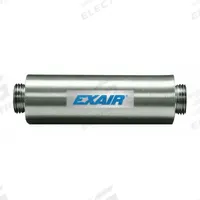 EXAIR Adjustable Vacuum Ejector Muffler: 3/4 in NPS, 32 cfm, Aluminum, Felt, 26 dBA NRR (MPN 890004). Key specifications — attr124412: EXAIR; attr124422: Felt; attr124426: Aluminum.