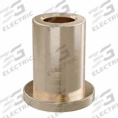 Flanged Sleeve Bearing: Bronze, SAE 841, 6 mm Bore, 10 mm OD, 16 mm Lg, -35°F to 300°F, 10 PK (MPN FFM0610-16B). Key specifications — System of Measurement: Metric; Material Grade: SAE 841; Flange Type: Flanged; Brand: OILITE.