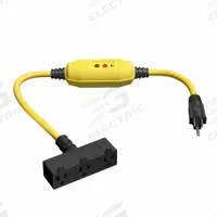 APPROVED VENDOR Line Cord GFCI: Auto Reset, 3 ft Lg, 12/3, 5-15P Plug, 15 A Current, 125V AC, 5-15R (MPN 875LE2). Key specifications — NEMA Plug Configuration: 5-15P; NEMA Receptacle Configuration: 5-15R; Brand: APPROVED VENDOR; Voltage: 125V AC.