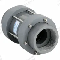 PLAST-O-MATIC Check Valve: Poppet, Inline Valve Body, 3 in Pipe Size, PVC, For Corrosives Media, NPT (MPN CKS300VT-NC-PV). Key specifications — Brand: PLAST-O-MATIC; Poppet Material: FKM.