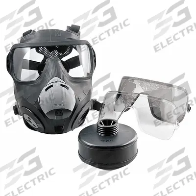 AVON PROTECTION SYSTEMS Gas Mask Kit: PC50 Enforcer, Polyurethane, 6 Suspension Points - Avon Protection Systems Tactical Gas Masks