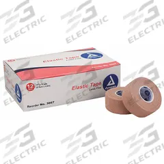FIRST AID ONLY Adhesive Elastic Tape: Tan, 5 yd Roll Lg, 1 in Tape Wd, Standalone, 12 PK (MPN M656). Key specifications — Unitized: Bulk; Brand: FIRST AID ONLY; Manufacturer Part Number: M656; Elasticity: Elastic; Sterility: Non-Sterile; Adhesiveness: Adhesive; Latex Content: Latex Free; Standards: ANSI/ISEA Z308.1-2015.