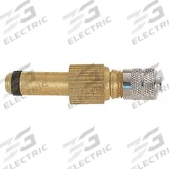 HALTEC Tire Valve Core Housing: Tire Valve Core Housing, Clamp-In, 180° Valve Stem Angle, L-Shape (MPN TV-CH-1). Key specifications — Valve Type: Clamp-In; Thread Size: 0.305-32; Valve Shape: L-Shape; Color: Brass; Product Type: Tire Valve Core Housing; Material: Brass; Brand: HALTEC.