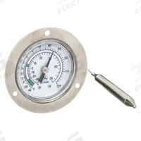 APPROVED VENDOR Analog Panel Mount Thermometer: -40°F to 120°F /-40°C to 50°C, ±2% Accuracy (MPN 1EPE4). Key specifications — attr1275163: APPROVED VENDOR; attr1275148: ±2 %.