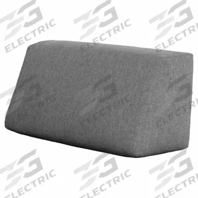 DUOBED Sofa Back Pillow: Gray, Polypropylene, 36 in Overall Ht, 18 in Overall Wd - Modular Multifunctional Furniture Cushions