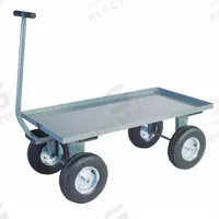 JAMCO Wagon Truck: 2,000 lb Cap, 48 in L x 24 in W x 19 in H Deck, T-Shaped, 12 ga Frame, Gray (MPN TV248N200GP). Key specifications — Brand: JAMCO; Color: Gray.