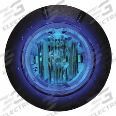 MAXXIMA Cargo Light: Courtesy Light, LED, Blue, Round, 12.8V DC, Male Bullet Connector (MPN M09400BCL). Key specifications — Shape: Round; Brand: MAXXIMA; Electrical Connection: Male Bullet Connector; Lighting Technology: LED; Mount Style: Surface.
