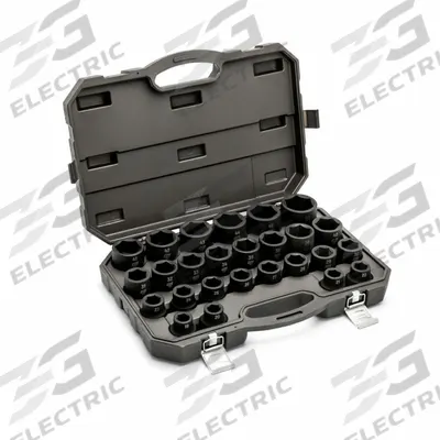 GEARWRENCH Socket Set: 3/4 in Drive, 26 Piece, 6-Point, Metric - Metric Socket Sets with Drive Tools