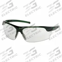 PIP Safety Glasses: Gray Lens, Half-Frame, FogLess® 3Sixty™, Green Frame, Xtricate-C Series, 1 PR (MPN 250-58-0551). Key specifications — Brand: PIP; Frame Color: Green; Lens Color: Gray; Lens Properties: Advanced Anti-Fog.