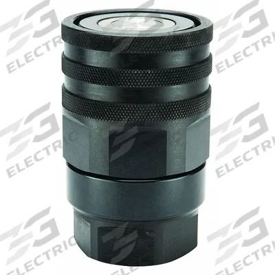 PARKER Hydraulic Quick Connect Hose Coupling: 3/4 in Coupling Size, Steel - Parker FET Series Hydraulic Quick-Connect Coupling Bodies