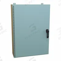 HAMMOND Enclosure: Steel, 42 in x 30 in x 10 in, NEMA 12/13/3R/4, Solid Cover, Hinged (MPN HW423010GYHK). Key specifications — Closure Method: Handle; Brand: HAMMOND; Knockouts: Not Included.