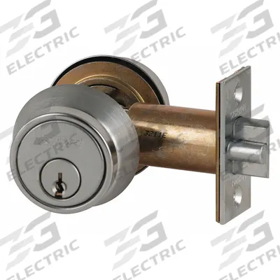 SCHLAGE Deadbolt Lock: Cylindrical, 1 3/4 in Door Thick - Max - Standard Cylindrical Deadbolts