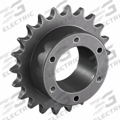 TRITAN Bushed Roller Chain Sprocket: For 80 Chain, 22 Teeth, 7.027 in Pitch Dia, 7.56 in Outside Dia (MPN 80SF22H). Key specifications — Brand: TRITAN; Required Bushing Series: SF.
