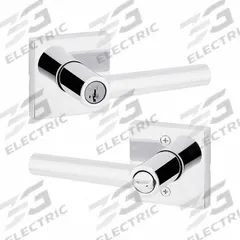 KWIKSET Door Lever Lockset: Office Lever Locksets, Chrome, ADA Compliant (MPN 740MIL-SQT-26-SMT-6AL-RCS). Key specifications — attr1024149: Not Ligature-Resistant; attr1011488: KWIKSET; attr1011524: No Message; attr1011506: Rose; attr1011485: Yes; attr1059461: Bright Chromium-Plated : Zinc.