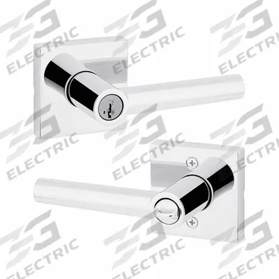 KWIKSET Door Lever Lockset: Office Lever Locksets, Chrome