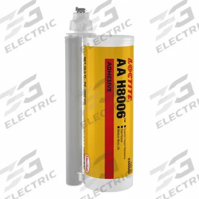 LOCTITE Structural Adhesive: AA H8006, Ambient Cured, 490 mL, Dual-Cartridge - Acrylic Dual Cartridges for Two-Part Applicators