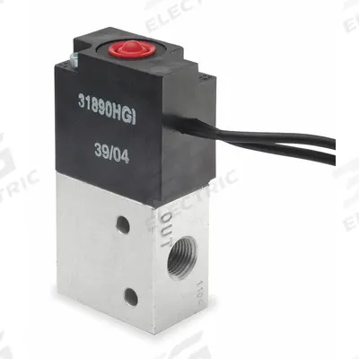 ARO Solenoid Air Control Valve: Premair, Three-Way / Two-Position, 120V AC - ARO PremAir Series Solenoid-Operated Inline Air Control Valves