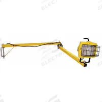 APPROVED VENDOR Dock Light: Halogen, 60 in Arm Reach, Articulating, 8,500 lm Max Brightness, 500 W (MPN 24K345). Key specifications — Operating Voltage: 120V AC; Lighting Technology: Halogen; Bulb Wattage: 500 W; Includes Bulb: Yes; Arm Swivel Angle: 210° Horizontal; Brand: APPROVED VENDOR.