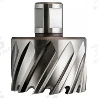 SLUGGER BY FEIN Annular Cutter: 1 1/8 in Cutter Dia, 1 in Max Cutting Dp, TiCN, High Speed Steel (MPN 63134285108). Key specifications — attr253884: No; attr253885: TiCN; attr253886: High Speed Steel; attr253887: Weldon Flat; attr253888: Fractional Inch; attr277149: SLUGGER BY FEIN.